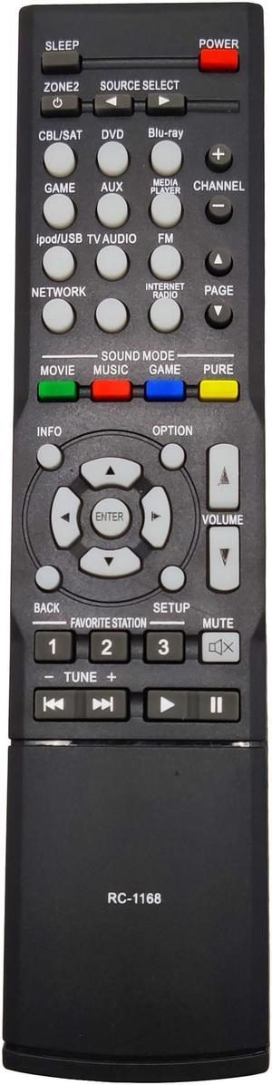 Leankle Remote Controller RC-1168 for Denon AV Receivers AVR-1613, AVR-1713, AVR-E300