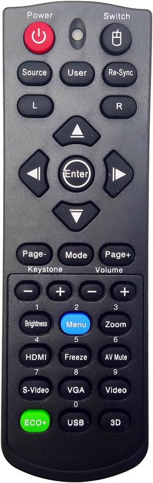 Leankle Remote Controller BR-5043N for Optoma Projectors DS328 DS330 DW326e DX326 DX328 DX330 DX5100 EH501 EW420 GT760 GT760A H100 H180X S302 S303 W303 W303ST W501 X301 X302 X303 X305ST X501