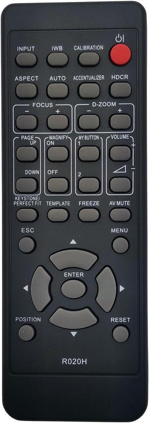 Leankle Remote Controller R020H for Maxell Projectors MC-AW3506, MC-AX3506, MC-CW301, MC-CX301, MC-TW3006, MC-TW3006E, MC-TW3506, MC-TW3506E