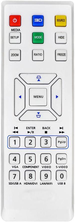 Leankle Remote Controller E-26191/ MC.JH611.001 for Acer H5380BD, H6517BD, H6517ST, H6520BD, H7550BD, H7550STz, P1173, P1283, P1287, P1383W, P1385WB, P1510, P5227, P5327W, P5515, S1283Hne, X113PH Leankle Remote Controller E-26191/ MC.JH611.001 for Acer H5380BD, H6517BD, H6517ST, H6520BD, H7550BD, H7550STz, P1173, P1283, P1287, P1383W, P1385WB, P1510, P5227, P5327W, P5515, S1283Hne, X113PH