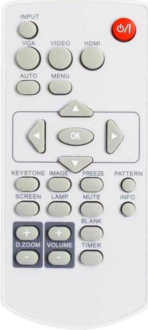 Leankle Remote Controller 63910016 for Eiki Projectors EK-100W, EK-101X, EK-102X, EK-103X, EK-301W, EK-302X, EK-303U, EK-305U