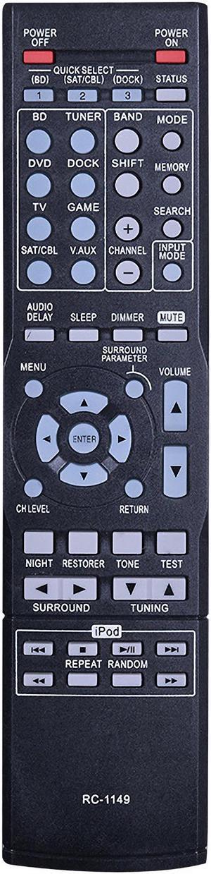 Leankle Remote Controller RC-1149 for Denon AV Receivers AVR-391, DHT-391XP