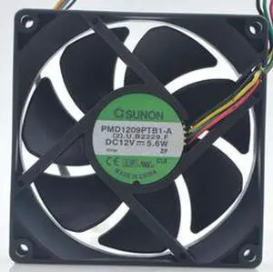 PMD1209PTB1-A 9025 12V5.6W 4 line large air volume PWM server CPU cooling fan