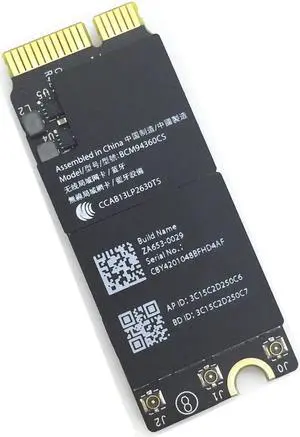 653-0029 for Macbook Pro A1502 WiFi 802.11ac Bluetooth 4.0 Card BCM94360CSAX BCM94360CS Fully Tested