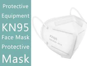 ROME CARE 200 Pcs 5-Layer Breathable Protective with Elastic Earloop and Nose Bridge Clip Disposable Respirator Protection White