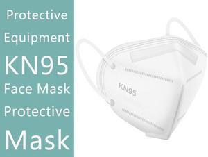 ROME CARE 500 Pcs Face Mask 5-Layer Breathable Protective Mask with Elastic Earloop and Nose Bridge Clip Disposable Respirator Protection Mask White