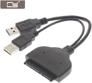 CYDZ USB 3.0 to SATA 22 Pin 2 5" Hard Disk Driver Adapter with USB 2.0 Power Cable