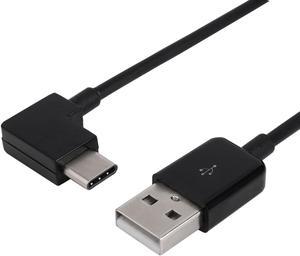 CYDZ Right Angled Type C USB-C to USB 2.0 Cable 90 Degree Connector for Tablet & Mobile Phone 20cm