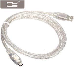 CYDZ  USB Male to Male Firewire IEEE 1394 4 Pin iLink Adapter Cord Cable for SONY DCR-TRV75E DV