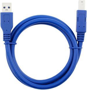 CYDZ  USB 3.0 A Male AM to USB 3.0 B Type Male BM Extension Printer Wire Cable USB3.0 Cable for Printer Supper Speed 1.0M