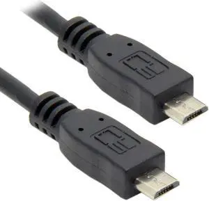 CYDZ Micro USB Male to Micro USB Male Data Charger Cable 100cm for MP4 Mobile Phone