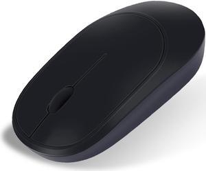Anivia Rechargeable Wireless Mouse 2.4G Slim Silent Mouse Portable Computer Mice with USB Receiver, Portable Ultra-Thin Noiseless Mouse for Notebook, PC, Laptop, Computer, MacBook – Black