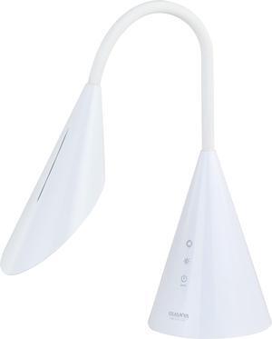 LED Desk Lamp, Eye-caring Table Light with Touch Control, Reading Lamp with Natural Light- 8W and White