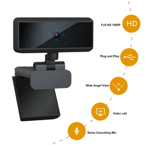 Anivia 1080p HD Auto Focus USB Desktop Webcam Mini Plug and Play Video Calling Computer Camera with Built-in Mic and Flexible Rotatable Clip Anivia 1080p HD Auto Focus USB Desktop Webcam Mini Plug and Play Video Calling Computer Camera with Built-in Mic and Flexible Rotatable Clip