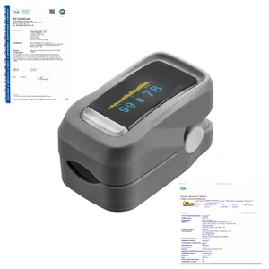 Anivia Portable Finger Clip Pulse Oximeter, FDA 510(k) Cleared, OLED Display SpO2 & Heart Rate Monitor with PI and Sleep Tracking, Grey Anivia Portable Finger Clip Pulse Oximeter, FDA 510(k) Cleared, OLED Display SpO2 & Heart Rate Monitor with PI and Sleep Tracking, Grey