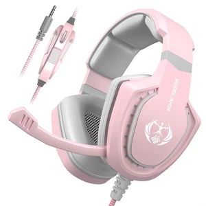Anivia AH28 Pink Wired Gaming Headset Over-Ear Headphones Noise Cancelling Mic Stereo Sound for PC PS4 PS5 Switch Xbox Anivia AH28 Pink Wired Gaming Headset Over-Ear Headphones Noise Cancelling Mic Stereo Sound for PC PS4 PS5 Switch Xbox