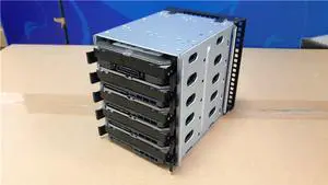 SATA SAS HDD 5.25" to 3.5" Hard Drive Cage Adapter Tray Caddy Rack Bracket For 3x 5.25" CD-ROM Slot Internal & External PC DIY
