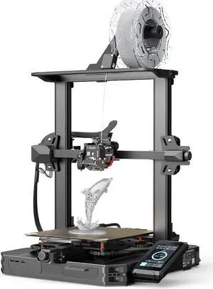 Official Creality 3D Printer Ender 3 S1 Pro, Upgrade from Ender 3 S1 with 300 High-Temperature Nozzle, LED Light, PEI Spring Printing Plateform and 4.3inch Touchscreen, Printing Size 8.6X8.6X10.6in