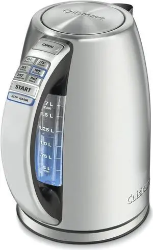 Cuisinart 1.7-Liter Stainless Steel Cordless Electric Kettle with 6 Preset Temperatures