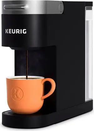 Keurig K-Slim Single Serve K-Cup Pod Coffee Maker, Multistream Technology, 3 Brew Sizes, Slim and Sleek Design, 46oz Removable Reservoir, Black