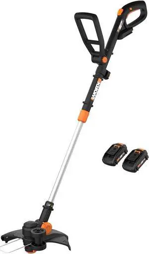 WORX 20V 12" 3-in-1 Cordless String Trimmer/Lawn Edger/Mini Mower, WG170 | Command Feed, Works for Small & Medium Lawns, 2 x 2.0Ah Batteries & Charger Included, PowerShare WORX 20V 12" 3-in-1 Cordless String Trimmer/Lawn Edger/Mini Mower, WG170 | Command Feed, Works for Small & Medium Lawns, 2 x 2.0Ah Batteries & Charger Included, PowerShare