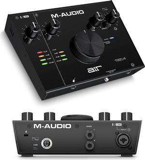 M-Audio AIR 192x4 USB C Audio Interface for Recording, Podcasting, Streaming with Studio Quality Sound, 1 XLR in and Music Production Software