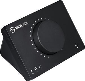 Elgato Wave XLR - Audio Mixer and 75 db Preamp for XLR Mic to USB-C, Control Interface with 48V Phantom Power, Tap-to-Mute, Digital Mixing Software for Streaming, Recording, Podcasting on Mac and PC