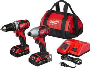 Milwaukee 2691-22 18-Volt Compact Drill and Impact Driver Combo Kit