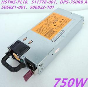 New PSU For HP DL380G6 G7 750W Power Supply HSTNS-PL18 511778-001 DPS-750RB A 506821-001 506822-101 512327-B21 HSTNS-PD18