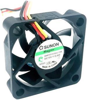 2pcs Sunon HA40101V4-0000-c99 4010 40MM 4CM 40*40*10 Cooling fan 12V 0.8W 0.06A 3pin Support velocimetry