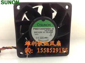 For Sunon 12V 10.6W PMD1206PMB1-A Quality Assurance cpu cooler heatsink axial Cooling Fan 6038 60x60x38mm 6cm