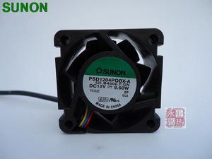 For Sunon PSD1204PQBX-A 4028 40mm 12V 9.60W R210 server fans 0T705N 0N229R