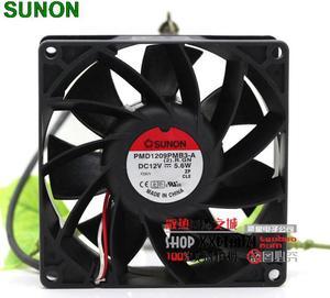 For Sunon PMD1209PMB3-A 9cm 9238 5.6W 12V double ball large air volume industrial cooling fan