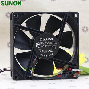 For Sunon 9225 12V MF92251V3-Q010-Q99 92*92*25MM 12V 1.74W 4 line heat sink fan