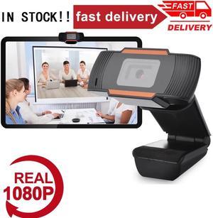 3 Megapixel Auto Focus HD Webcam 1080P PC Web USB Camera Cam Video Conference with Microphone for Laptop Computer