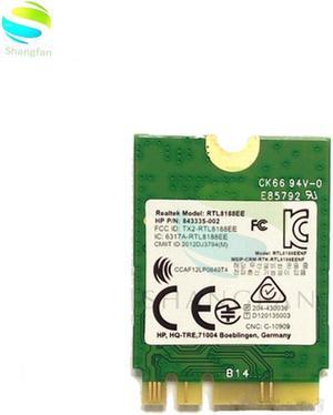 Lejiahong AW-NE259NF RTL8188EE 2.4 GHz 802.11n NGFF Wireless WIFI Card 792202-001/ 792609-001/843336-001 Network Card for HP Laptops