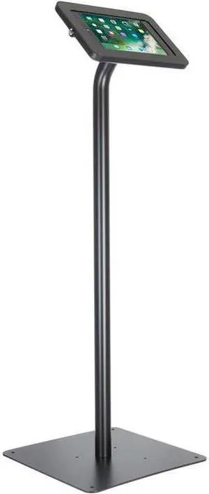 The Joy Factory Elevate II iPad 10.2" 7th Gen Floor Stand Kiosk Black KAA111B