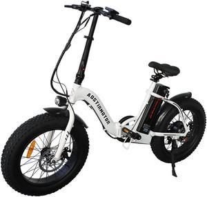 AOSTIRMOTOR G20 500W Electric Bike for Adults , 20" * 4" Fat Tire, with 36V 13AH Removable Lithium Battery, Travel Up to 20 Miles, Max Speed Up to 25 MPH