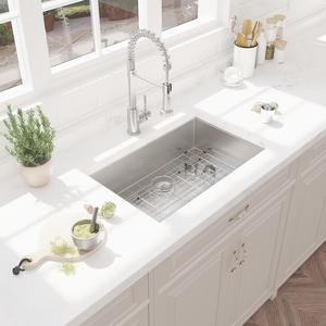 30" x 19" x 9" Kitchen Sink Stainless Steel Undermount Single Bowl Sink
