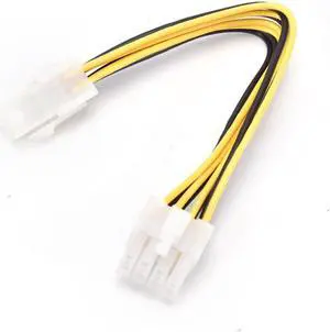 Cable conversor de corriente ATX de 4 pines macho a 8 pines hembra EPS para CPU, 12V ATX P4 a EPS 8 pines, novedad de 2017, venta al por mayor