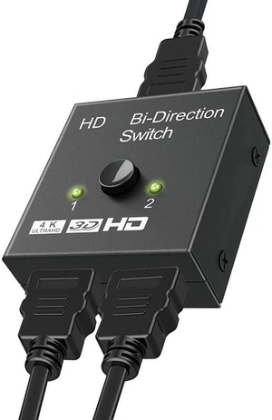 4K HDMI-compatible Switch 2 Ports Bi-Directional 1x2 / 2x1 HD Switcher Splitter 4K 1080P 3D HDR HDCP for PS4 PS3 Xbox HDTV BOX 4K HDMI-compatible Switch 2 Ports Bi-Directional 1x2 / 2x1 HD Switcher Splitter 4K 1080P 3D HDR HDCP for PS4 PS3 Xbox HDTV BOX