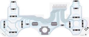 Cinta conductora de botones de película de circuito, flexibilidad para teclado PCB SA1Q160A, reemplazo para mando de mango de vibración PS3 Playstation 3