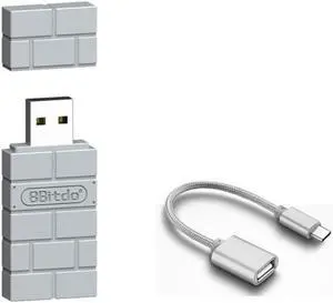 8BitDo USB Bluetooth Gamepad Receiver Wireless Bluetooth Receiver Adapter for Mac Windows Raspberry Pi Switch Controller 8BitDo USB Bluetooth Gamepad Receiver Wireless Bluetooth Receiver Adapter for Mac Windows Raspberry Pi Switch Controller