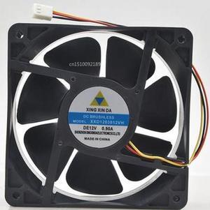 Para 12V 0.90A 12038 XXD1203812VH dos cables/tres cables/cuatro cables chasis placa base de gran volumen fuente de alimentación ventilador envío gratis