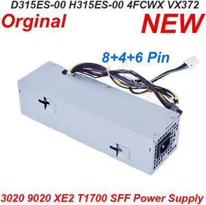 Nueva PSU para Dell OptiPlex 3020 9020 XE2 T1700 SFF 315W fuente de alimentación D315ES001L H315ES-00 4FCWX 04FCWX