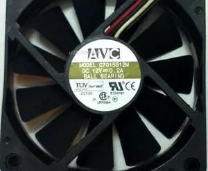 Para la buena calidad AVC 7CM CPU ventilador de refrigeración 7015 12V 0.2A C7015B12M garantía de calidad ventilador de refrigeración envío gratis
