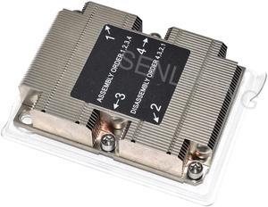 Disipador térmico cuadrado LGA3647 1U, para servidor 1u, Enfriador de CPU térmico 3647-1U