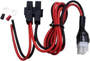 4 pin 12AWG DC Cable de alimentación del Icom IC-706 IC-718 IC-746 IC-745 IC-756