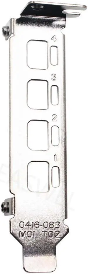 Soporte de perfil bajo para NVIDIA Quadro K1200 NVS510 P400 P600 P1000 P620, nuevo