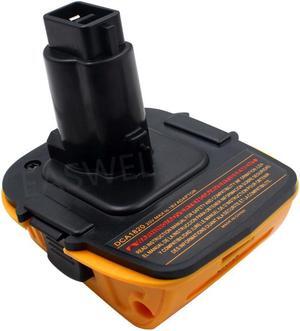 Adaptador de batería para Dewalt, convertidor de herramientas de iones de litio de 18 voltios a 20 voltios MAX, DCA1820